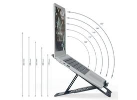 Laptopstandaard Leitz Ergo Aluminium plat verstelbaar