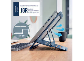 Laptopstandaard Leitz Ergo Aluminium plat verstelbaar