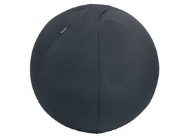 Actieve zitbal Leitz Ergo 55cm anti-rol donkergrijs