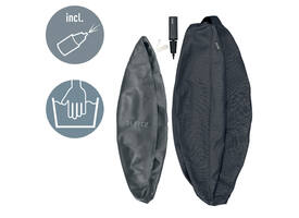 Actieve zitbal Leitz Ergo 75cm anti-rol donkergrijs