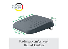 Voetensteun Leitz Ergo verstelbaar gerecycled grijs