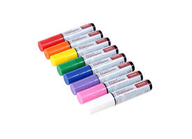 Krijtstift Europel watervast 15mm assorti etui 8 stuks