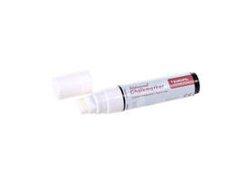 Krijtstift Europel watervast 15mm wit blister 1 stuk