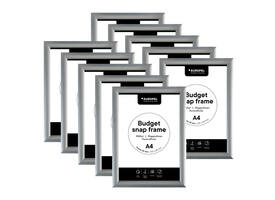Kliklijst Europel Budget A4 10 stuks zilver