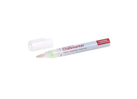 Krijtstift Europel watervast 3-6mm wit blister 1 stuk