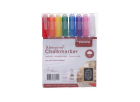 Krijtstift Europel watervast 1-3mm assorti etui 8 stuks
