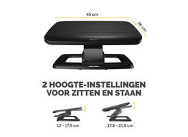 Voetensteun Fellowes Hana LT zwart