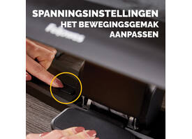 Voetensteun Fellowes Hana LT zwart