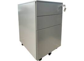 Ladeblok Euroseats 3 lade (2+1) 50x39x60cm op wieltjes grijs