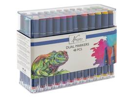 Alcoholmarkers Nassau Arts duopunt set à 48 kleuren