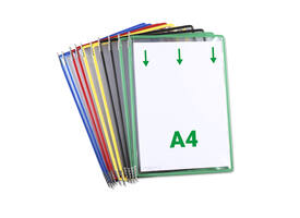 Zichtpaneel Tarifold A4 verticaal assorti 10 stuks