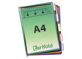 Zichtpaneel Tarifold A4 verticaal assorti 10 stuks