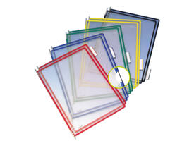 Zichtpaneel Tarifold A4 verticaal assorti 10 stuks