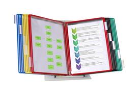 Zichtpanelensysteem bureau Tarifold metaal A4 met 20-tassen assorti