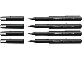 Fineliner STABILO dr!ver medium assorti 4 stuks