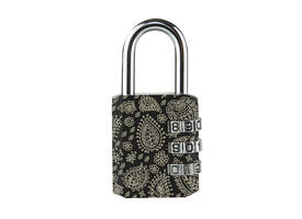 Hangslot Masterlock 3-cijfer combinatie 30mm 4 patronen ass