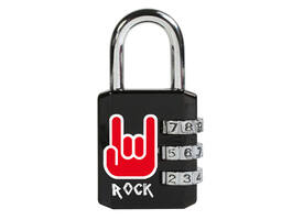 Hangslot Masterlock 3-cijfer combinatie 30mm rock patroon