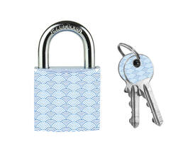 Hangslot Masterlock 30mm golven motief