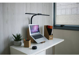 Bureaulamp Unilux Strata base led zwart