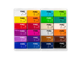 Boetseerklei Staedtler Fimo soft 8023C assorti 24 stuks