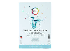 Aquarelblok Qrea A5 20vel 200gr gelijmd