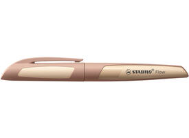 Vulpen STABILO Flow medium lichtbruin blister à 1 stuk