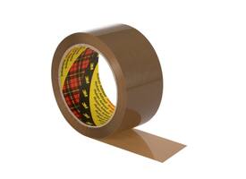 Verpakkingstape Scotch 371 48mmx66m bruin PP