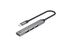 Hub ACT USB-C 3x USB-A 2.0 en 1x USB-A 3.0