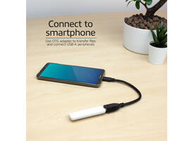 Kabel ACT USB 3.0 OTG USB-C male naar USB-A female