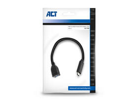 Kabel ACT USB 3.0 OTG USB-C male naar USB-A female