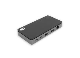 Dockingstation ACT USB-C 4K MST voor 2 HDMI monitoren