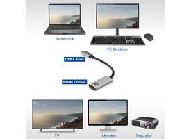 Adapter ACT USB-C naar HDMI