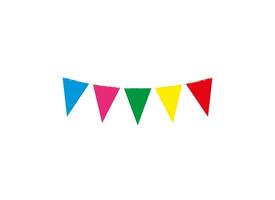 Party Flag PE Multi Colour