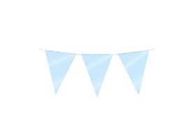 Party Flag Foil Baby Blue