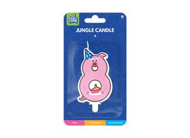 Jungle candle 8 Pig