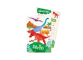 Uitnodigingskaarten Dino