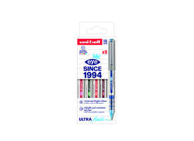 Rollerpen Uni-ball Eye UB157 medium assorti 5 stuks