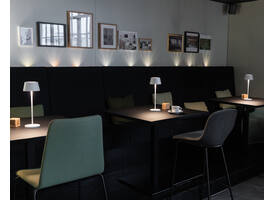 Tafellamp MAUL Nina LED oplaadbaar dimbaar wit