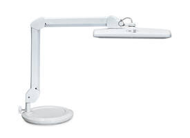 Werkpleklamp MAUL Intro LED dimbaar op voet wit