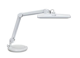 Werkpleklamp MAUL Intro LED dimbaar op voet wit
