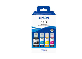 Navulinkt Epson 113 EcoTank zwart + 3 kleuren