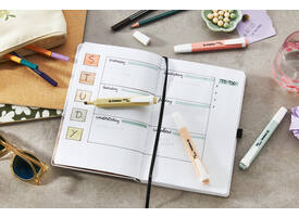 Markeerstift STABILO Swing cool nature colors deskset 18 stuks