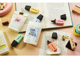 Markeerstift STABILO BOSS mini pastel assorti 6 stuks