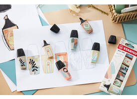 Markeerstift STABILO BOSS naturevibes assorti 6 stuks