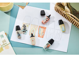 Markeerstift STABILO BOSS naturevibes assorti 6 stuks