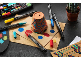 Acrylmarker STABILO  Free Acrylic T100 Royal assorti 5 stuks