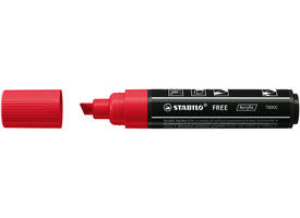 Acrylmarker STABILO  Free Acrylic T800C karmijnrood
