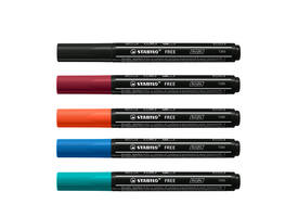 Acrylmarker STABILO  Free Acrylic T300 Urban assorti 5 stuks
