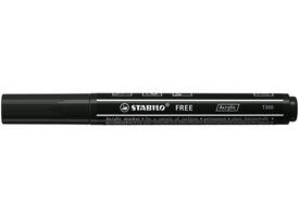 Acrylmarker STABILO  Free Acrylic T300 zwart