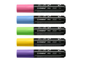 Acrylmarker STABILO  Free Acrylic T800C Seaside assorti 5 stuks